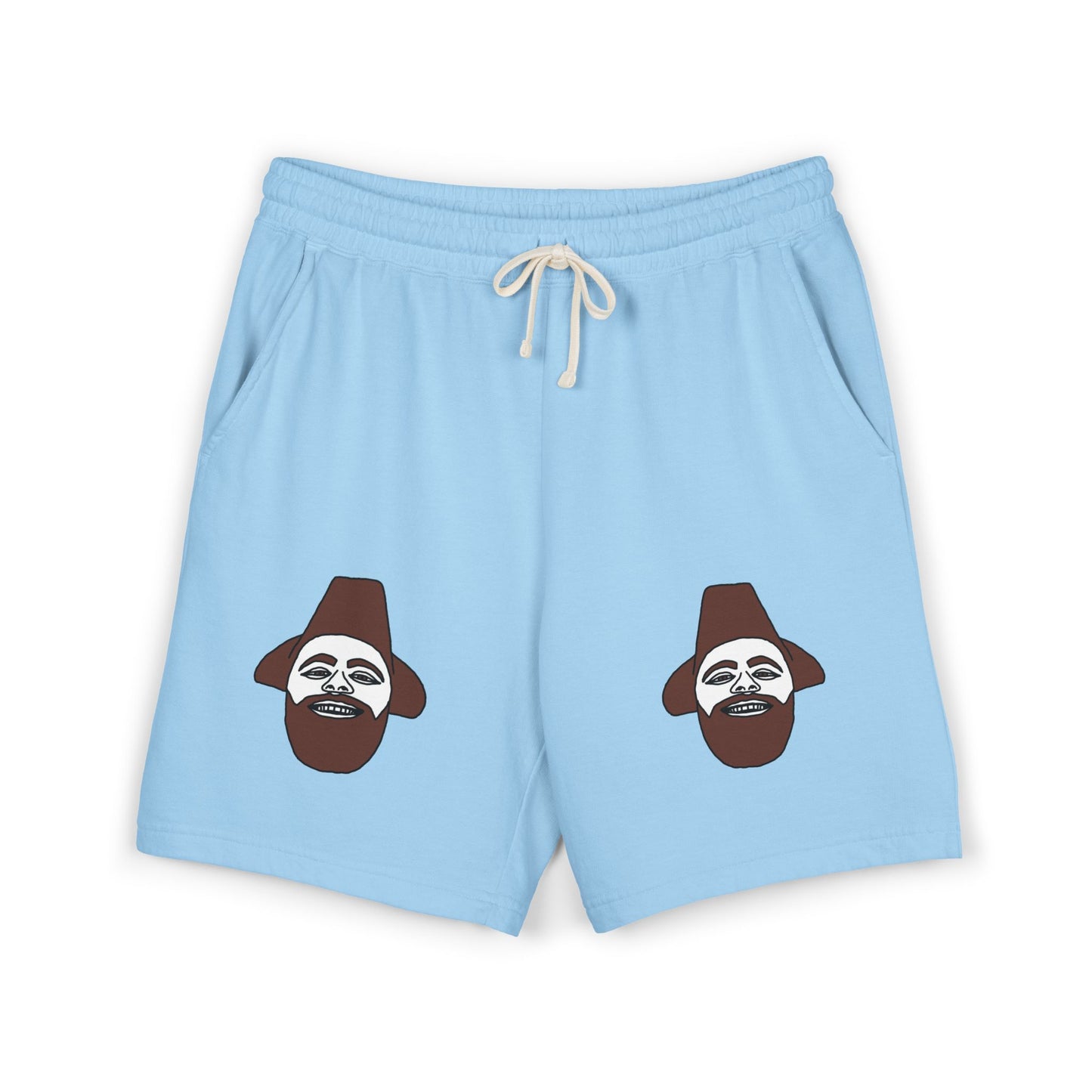 TROL Unisex Garment-Dyed Lightweight Fleece Sweat Shorts