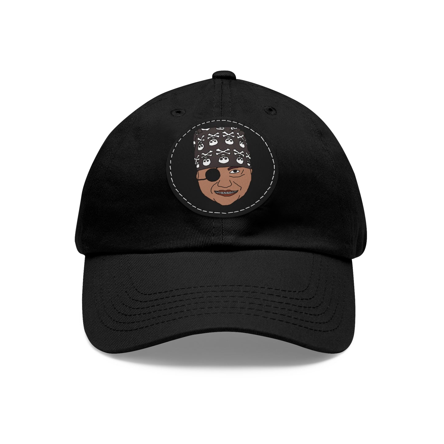 TROL Dad Hat with Leather Patch (Round)