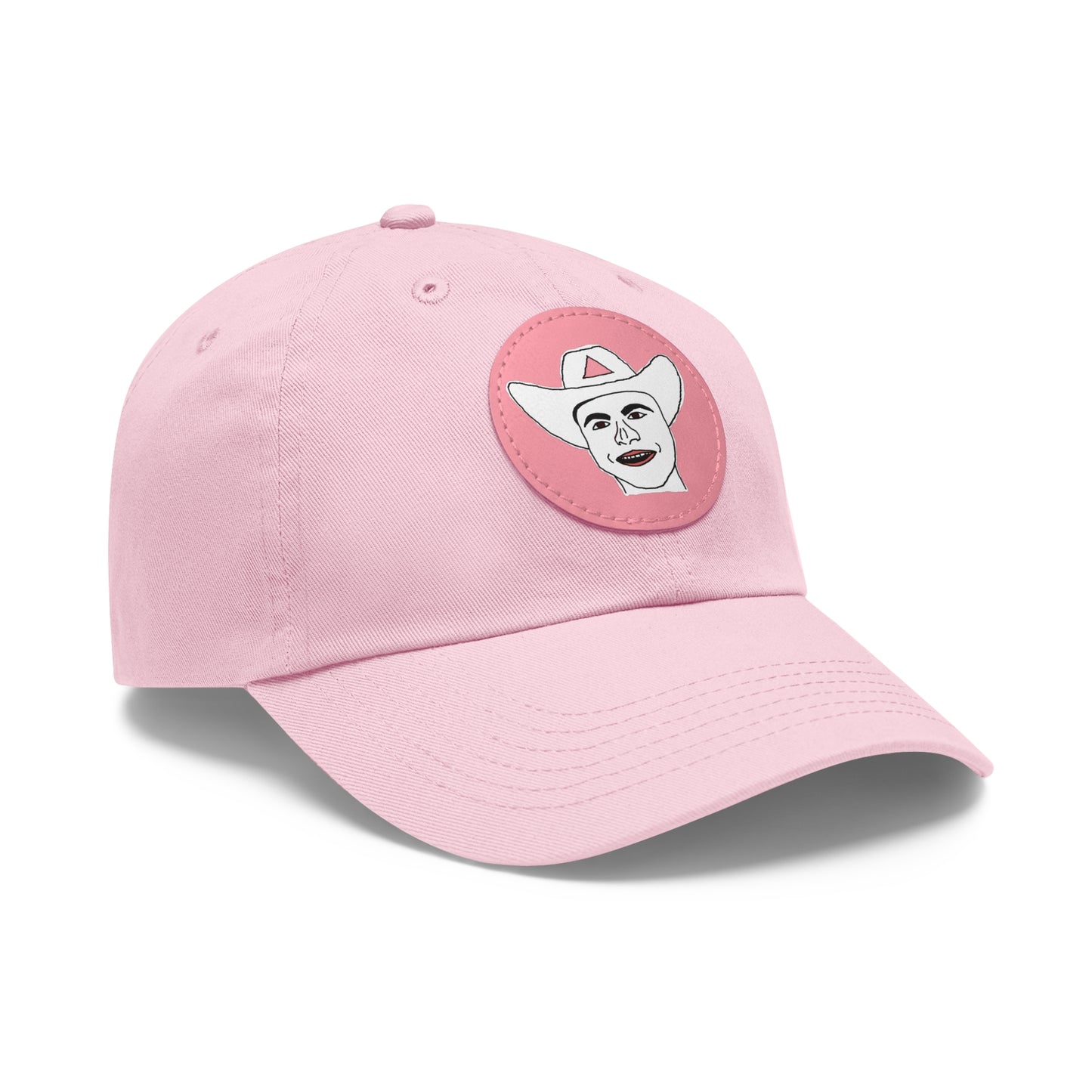TROL Dad Hat with Leather Patch (Round)