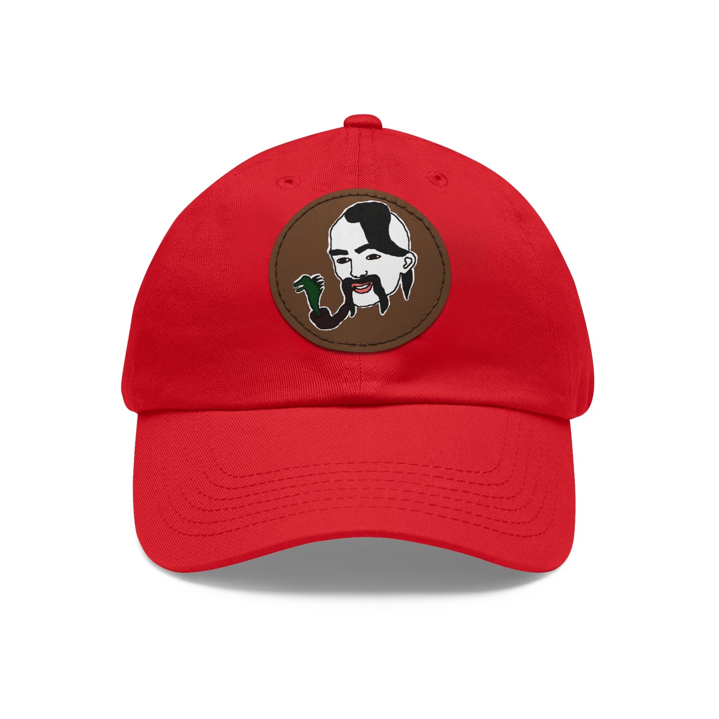 TROL Dad Hat with Leather Patch (Round)
