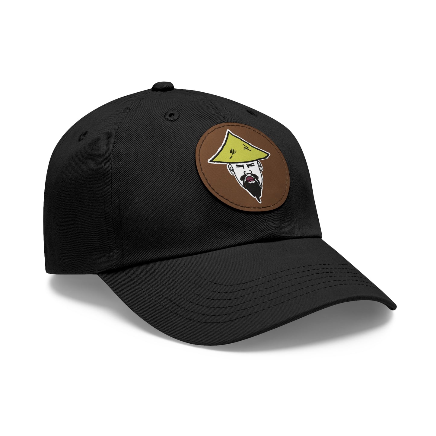 TROL Dad Hat with Leather Patch (Round)