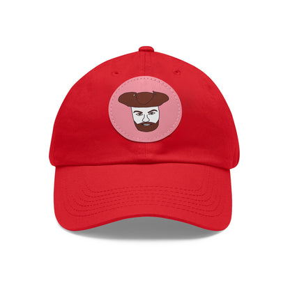 TROL Dad Hat with Leather Patch (Round)