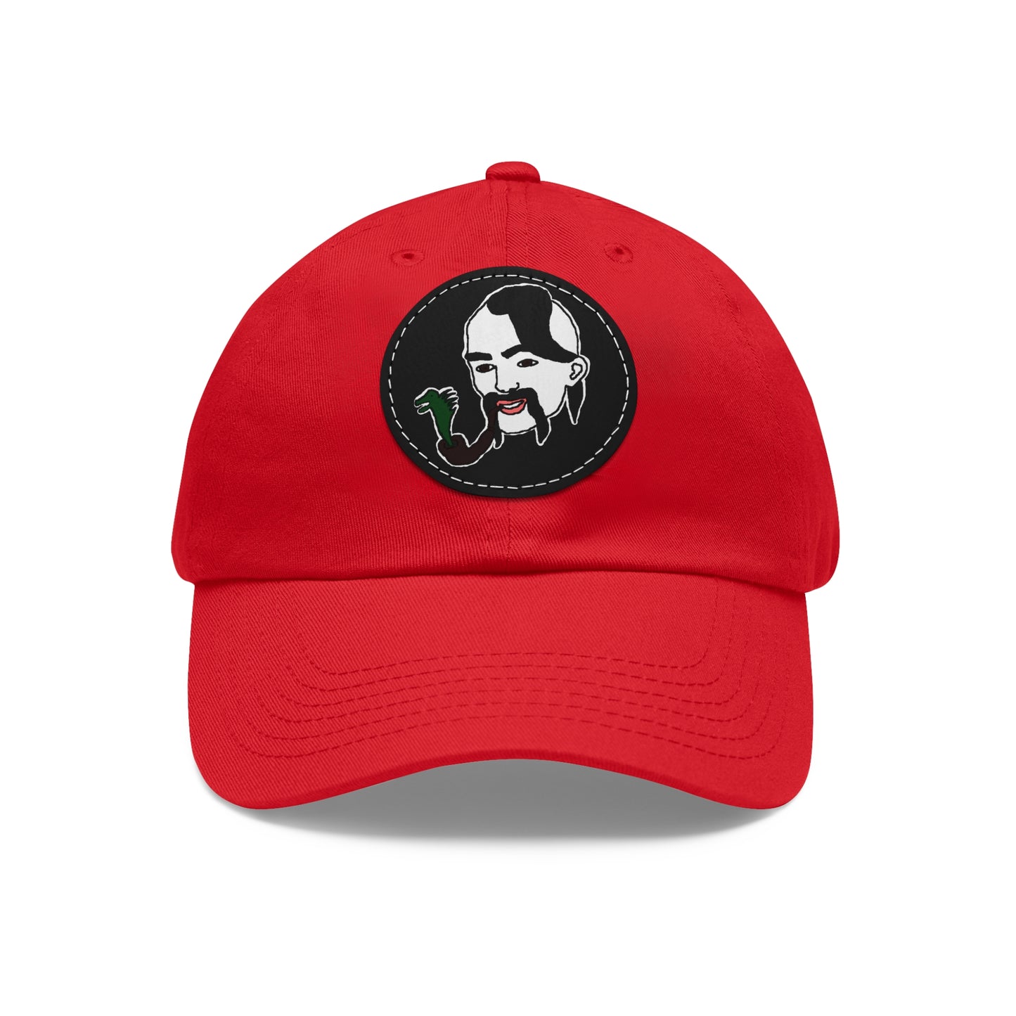 TROL Dad Hat with Leather Patch (Round)