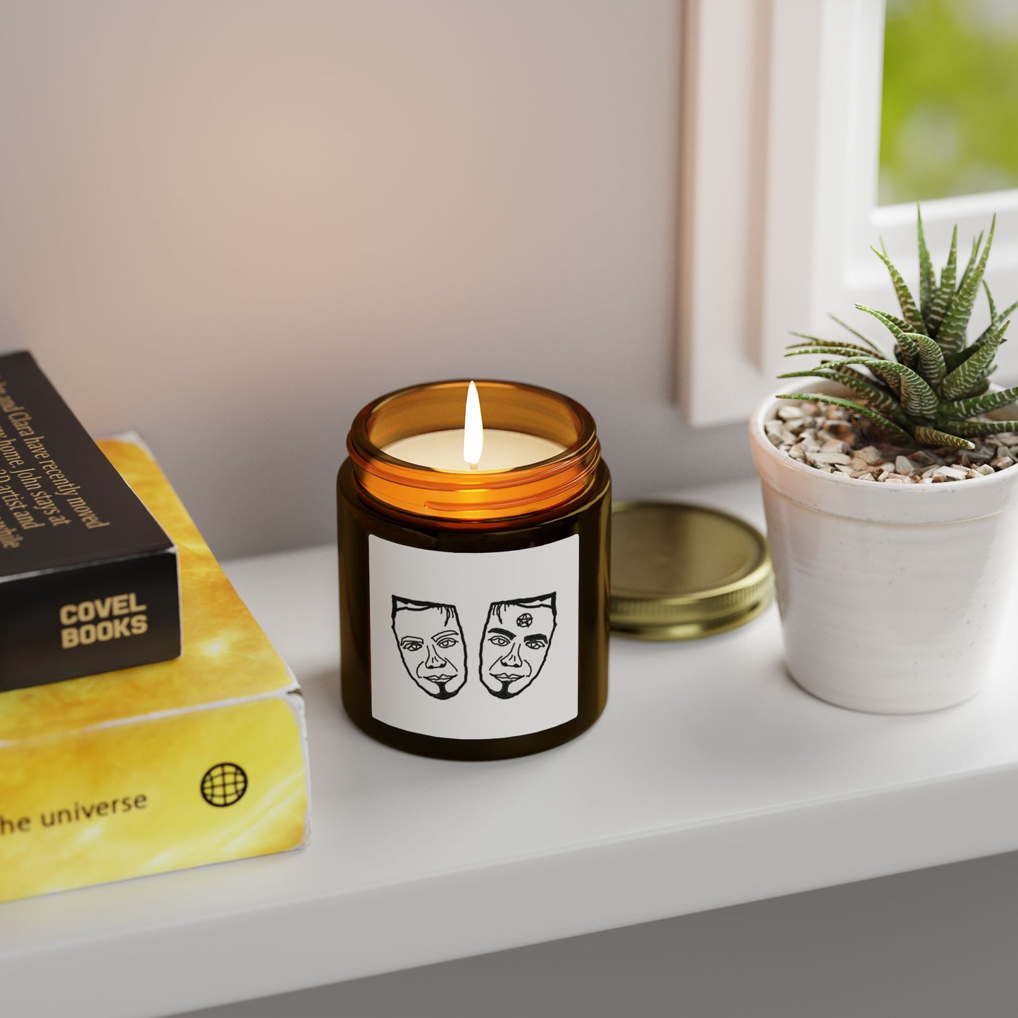 TROL Scented Candles, Coconut Apricot Wax (4oz, 9oz)