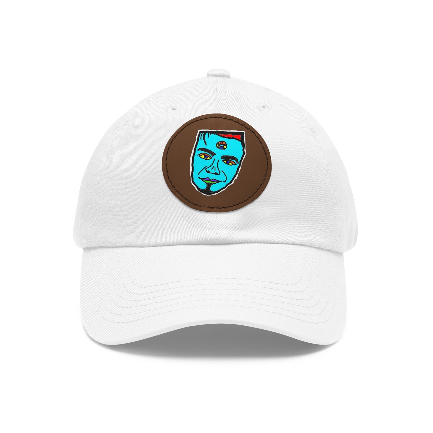 TROL Dad Hat with Leather Patch (Round)