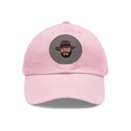 TROL Dad Hat with Leather Patch (Round)