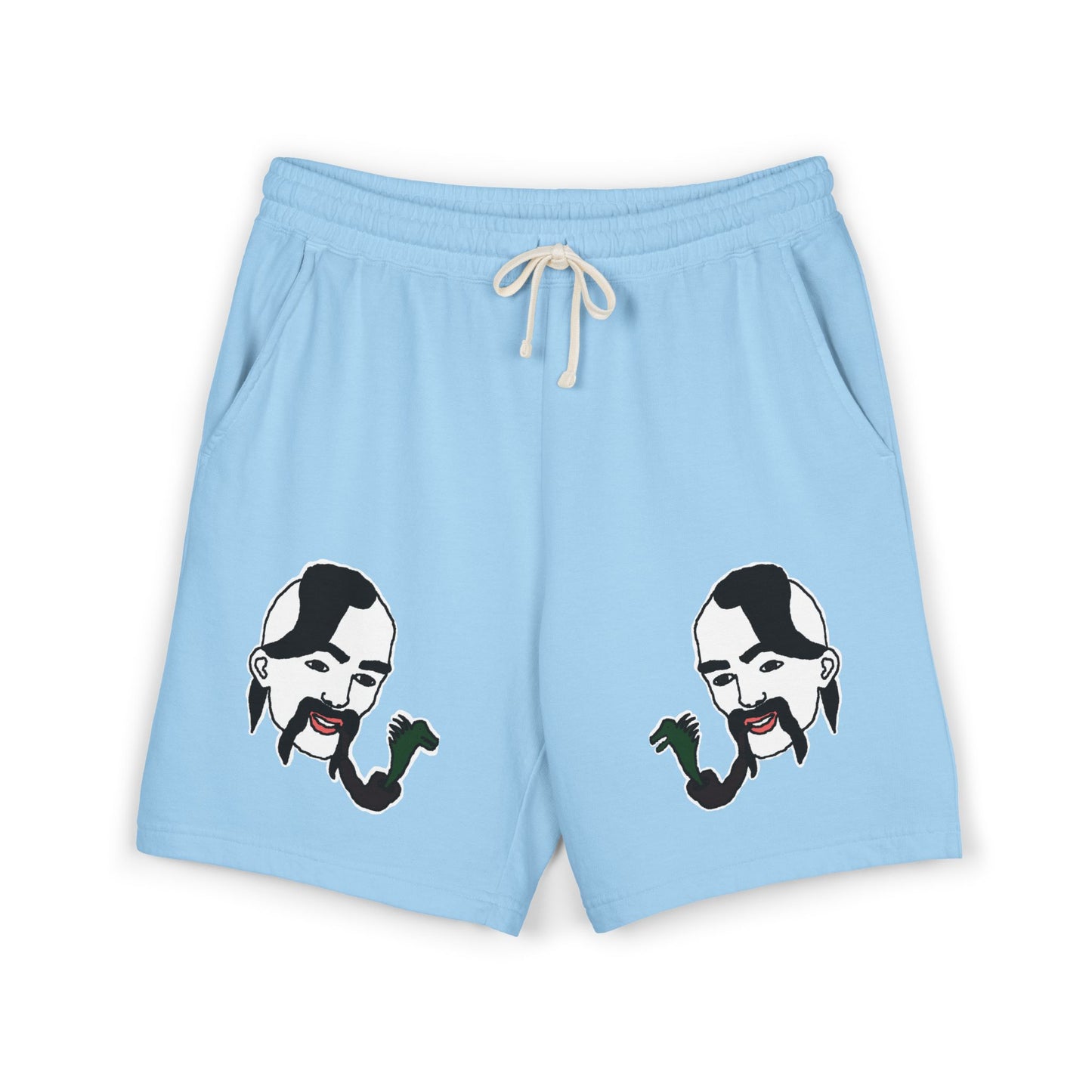 TROL Unisex Garment-Dyed Lightweight Fleece Sweat Shorts