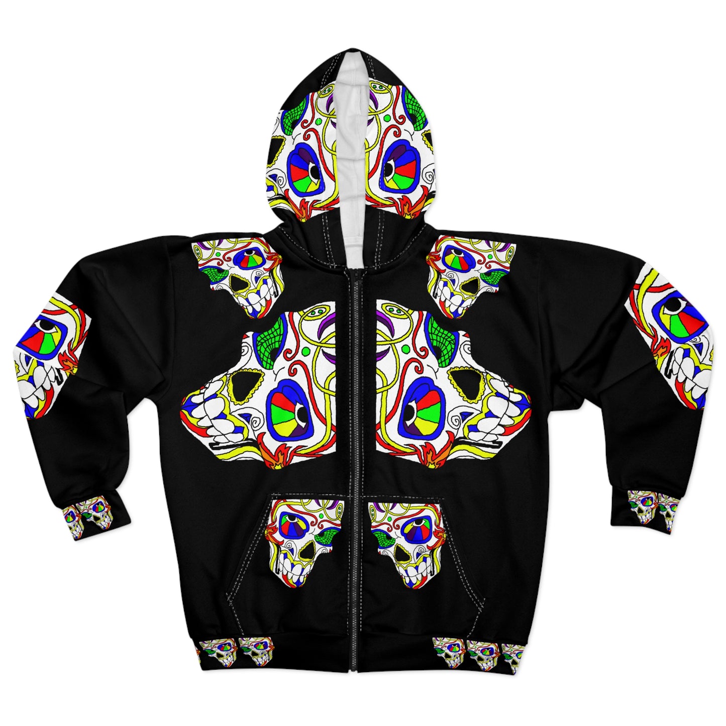 TROL Unisex Zip Hoodie (AOP)