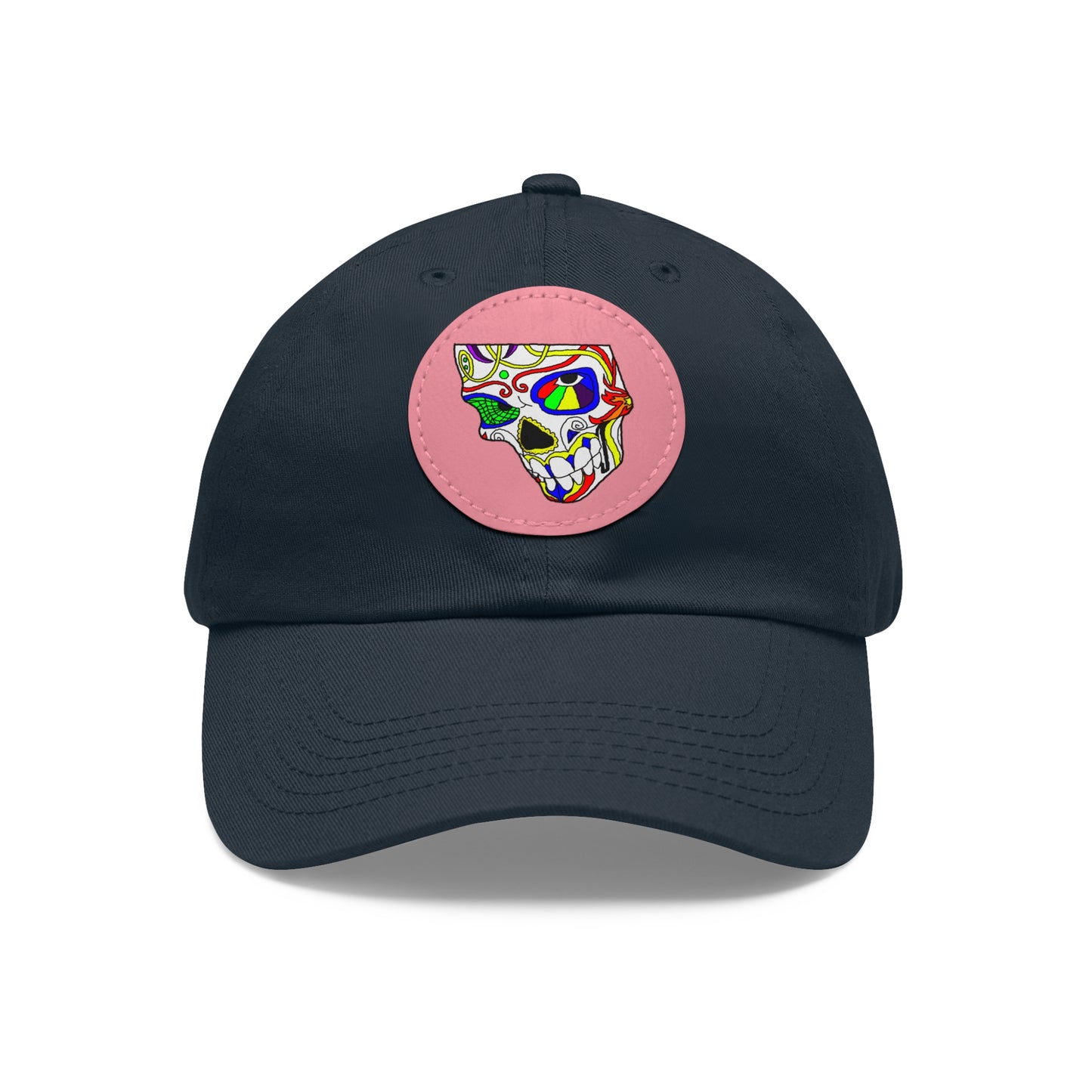 TROL Dad Hat with Leather Patch (Round)