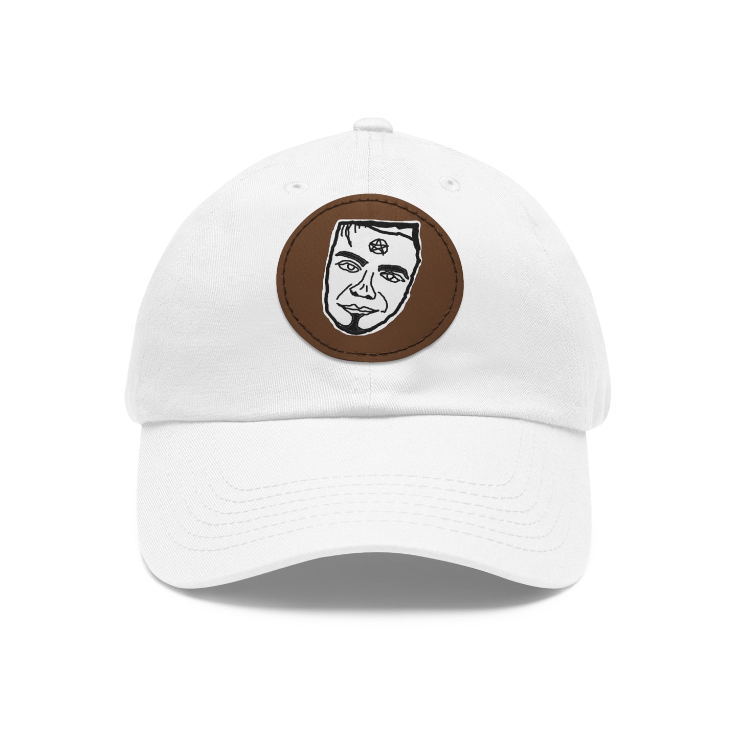 TROL Dad Hat with Leather Patch (Round)