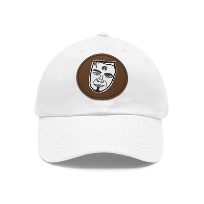 TROL Dad Hat with Leather Patch (Round)