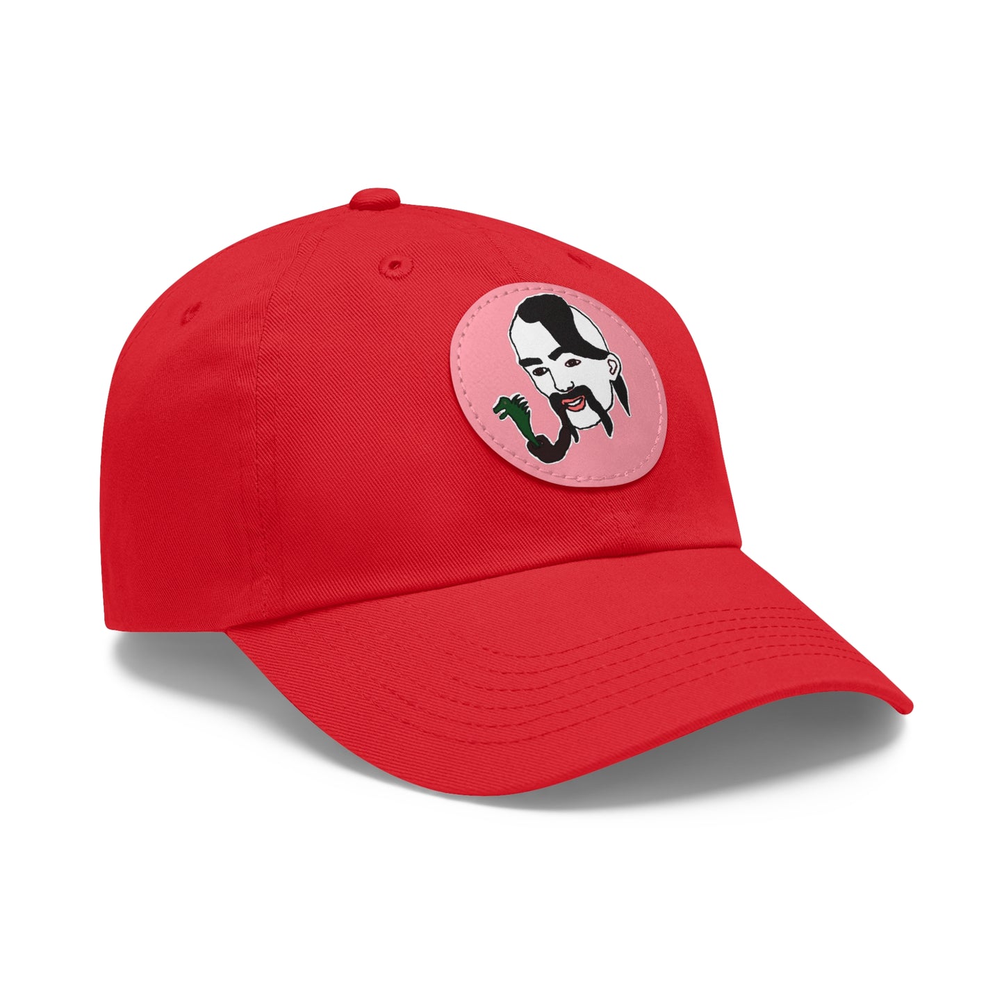 TROL Dad Hat with Leather Patch (Round)