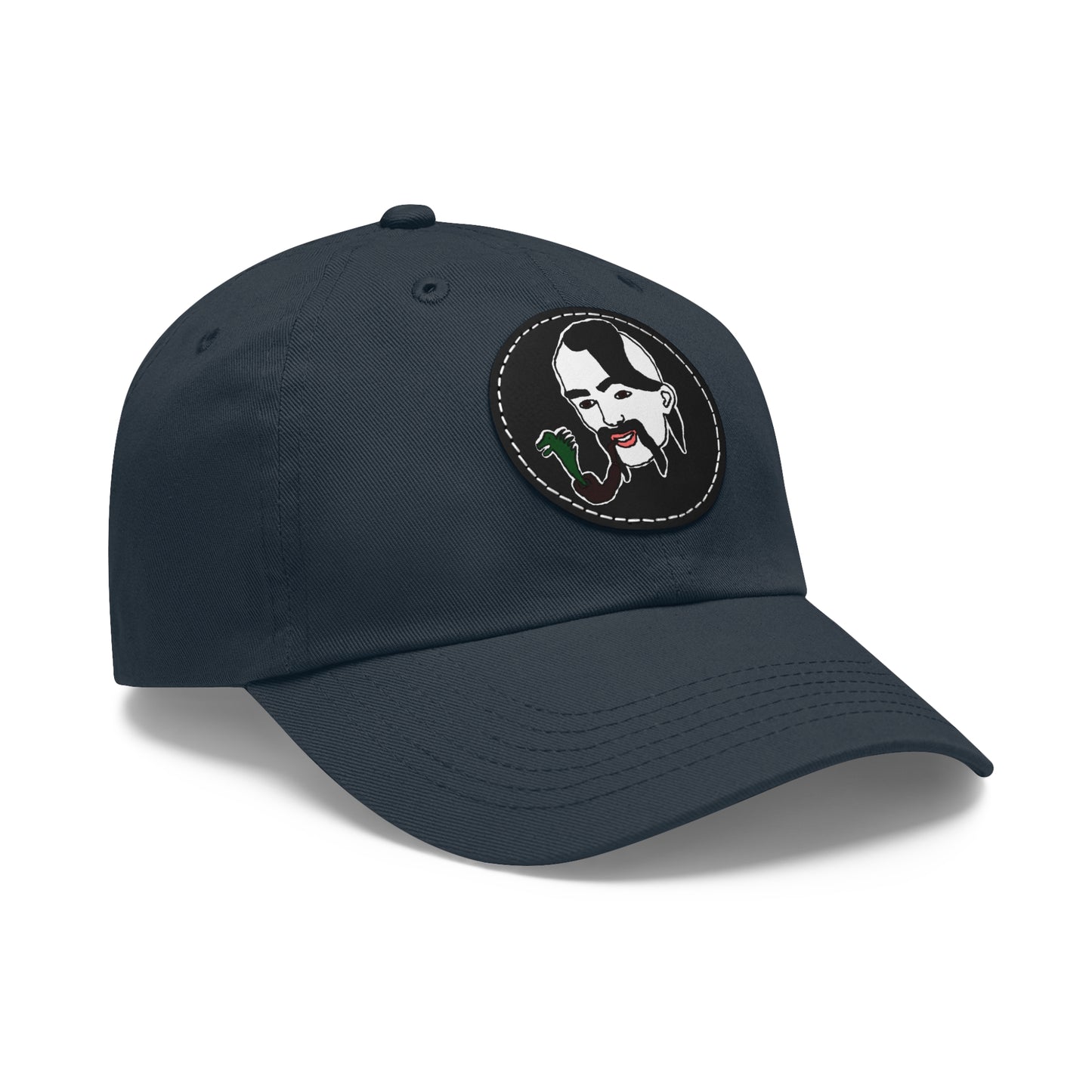 TROL Dad Hat with Leather Patch (Round)