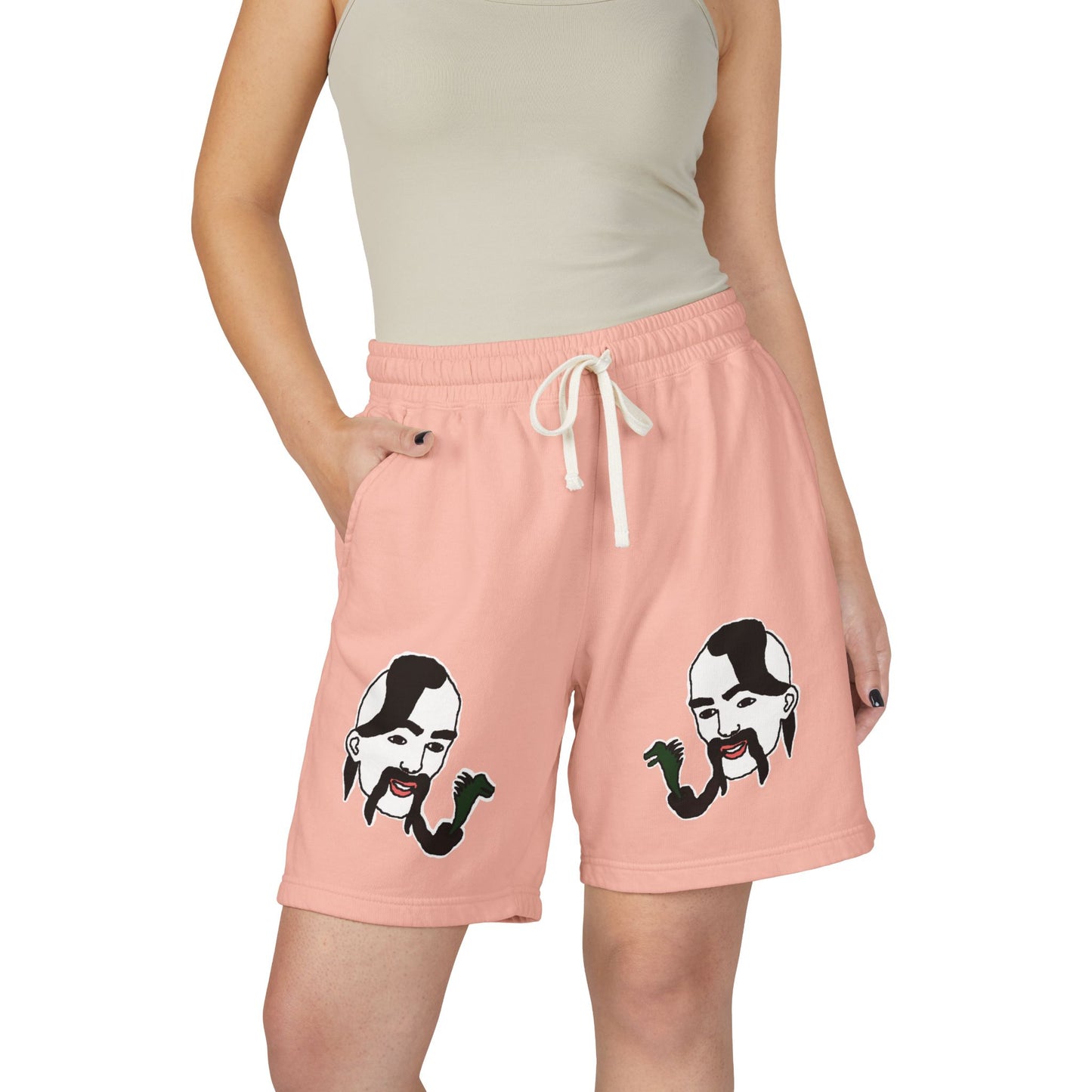 TROL Unisex Garment-Dyed Lightweight Fleece Sweat Shorts