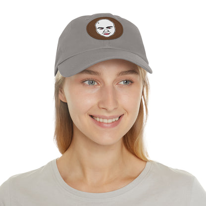TROL Dad Hat with Leather Patch (Round)