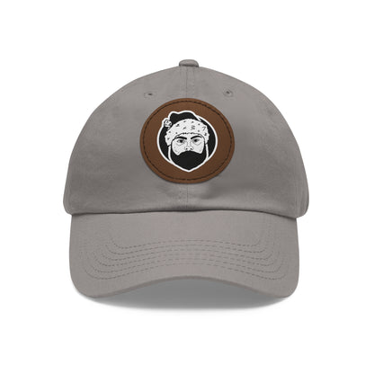 TROL Dad Hat with Leather Patch (Round)