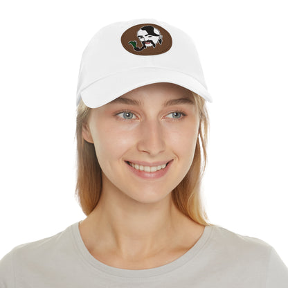 TROL Dad Hat with Leather Patch (Round)