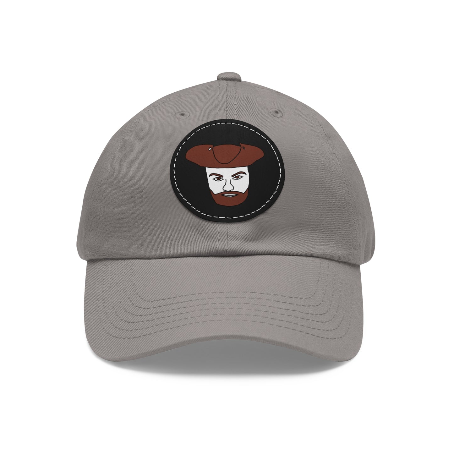 TROL Dad Hat with Leather Patch (Round)
