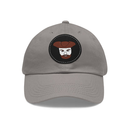 TROL Dad Hat with Leather Patch (Round)