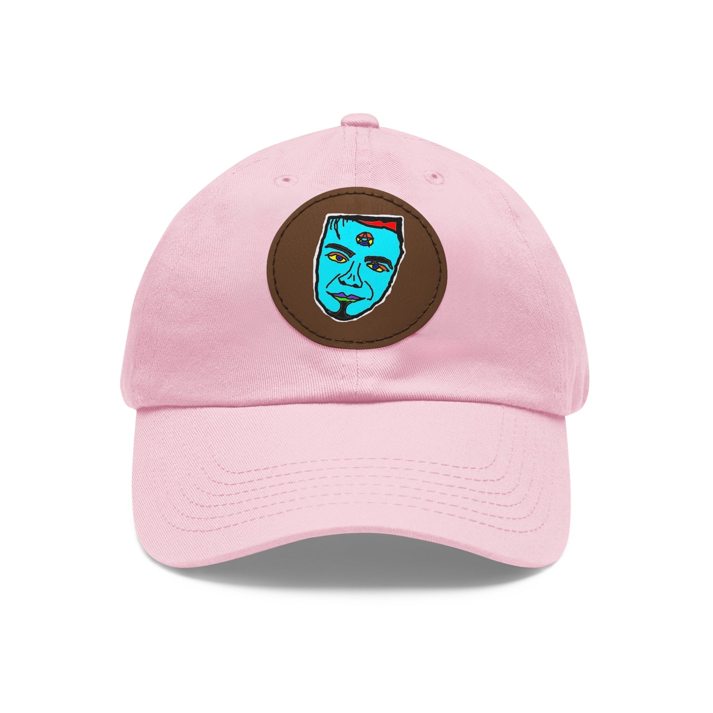 TROL Dad Hat with Leather Patch (Round)