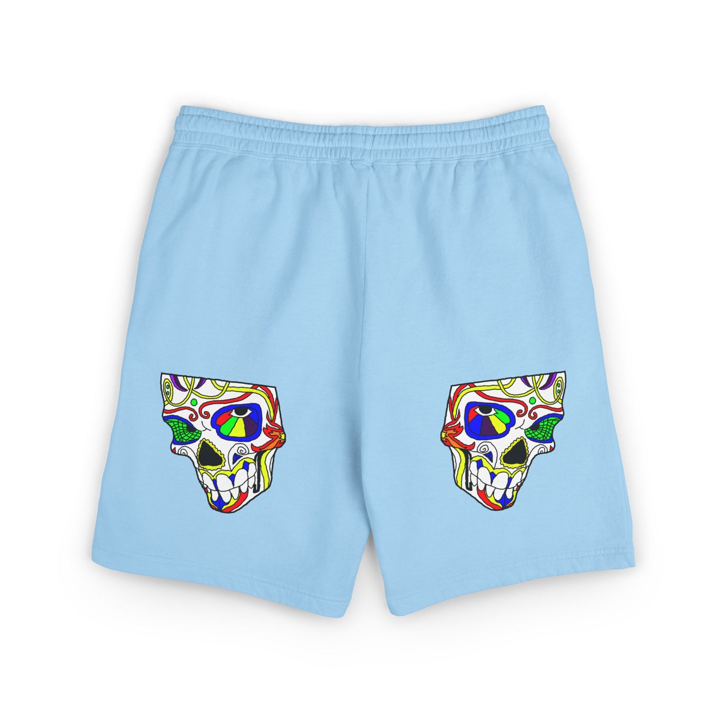 TROL Unisex Garment-Dyed Lightweight Fleece Sweat Shorts