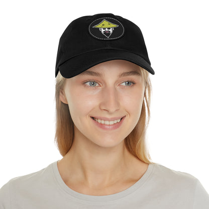 TROL Dad Hat with Leather Patch (Round)