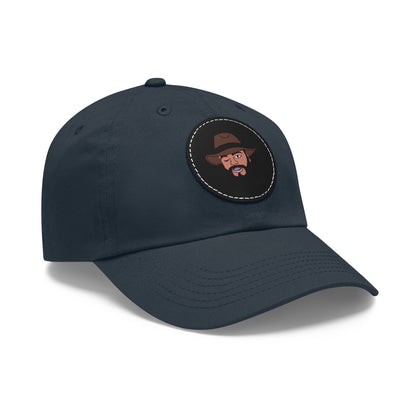 TROL Dad Hat with Leather Patch (Round)