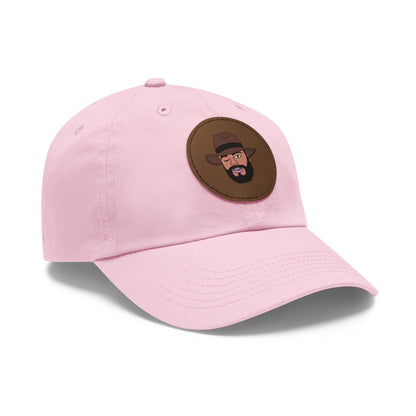 TROL Dad Hat with Leather Patch (Round)