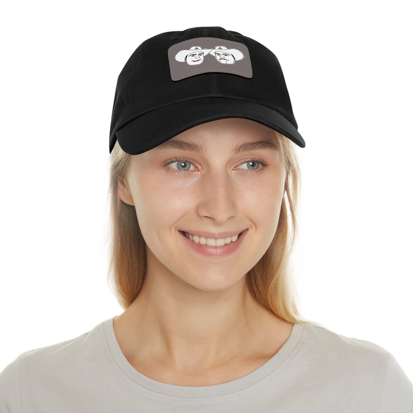 TROL Dad Hat with Leather Patch (Rectangle)