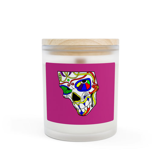 TROL Frosted Glass Candle, 11oz