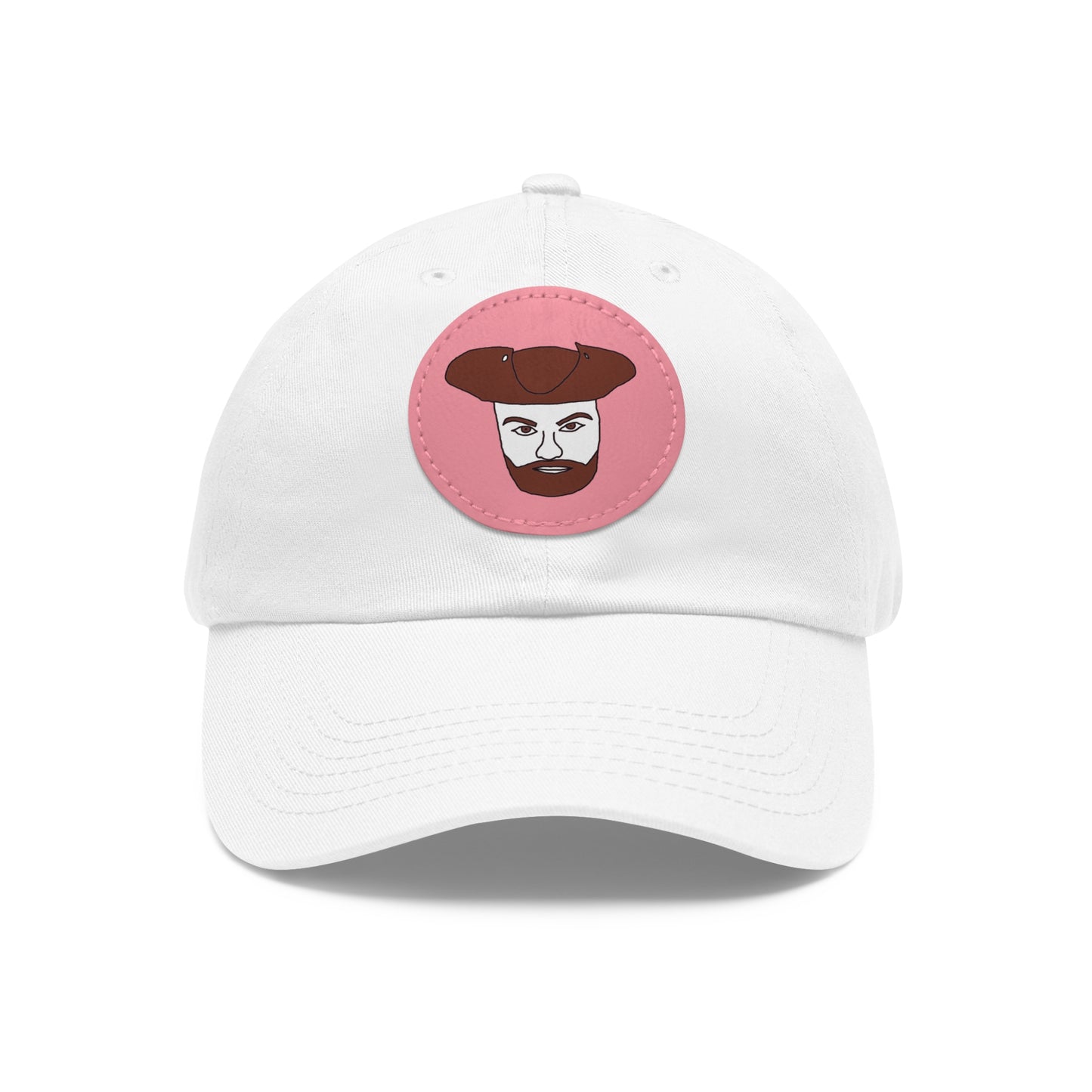 TROL Dad Hat with Leather Patch (Round)