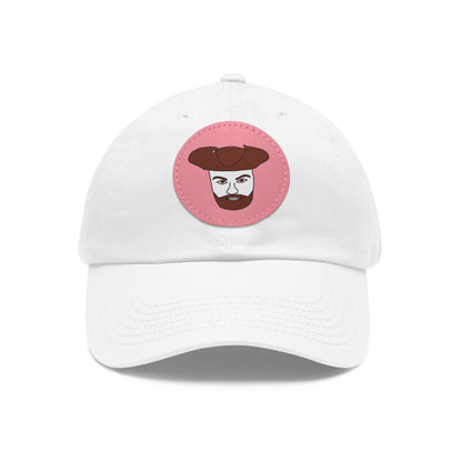 TROL Dad Hat with Leather Patch (Round)