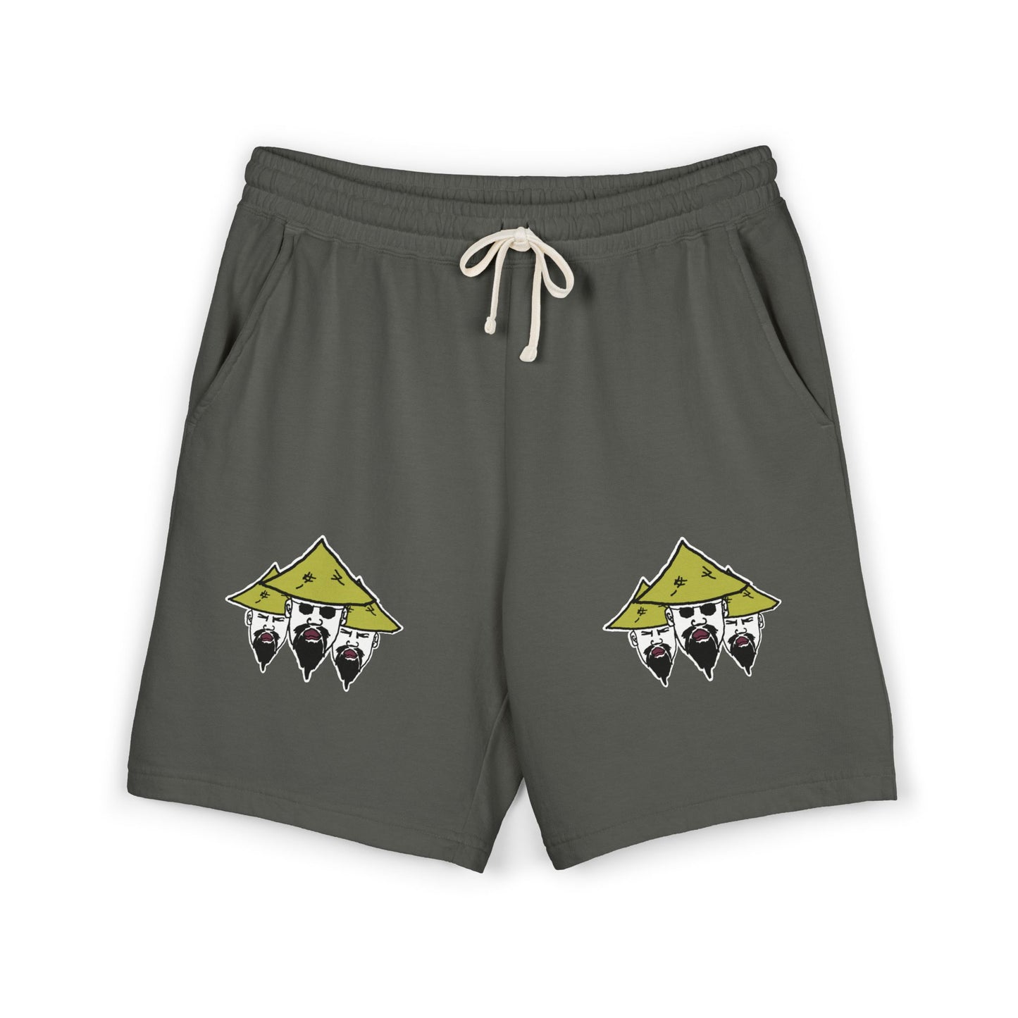 TROL Unisex Garment-Dyed Lightweight Fleece Sweat Shorts