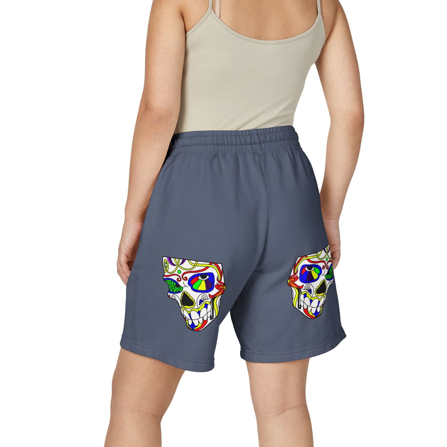 TROL Unisex Garment-Dyed Lightweight Fleece Sweat Shorts