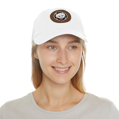 TROL Dad Hat with Leather Patch (Round)