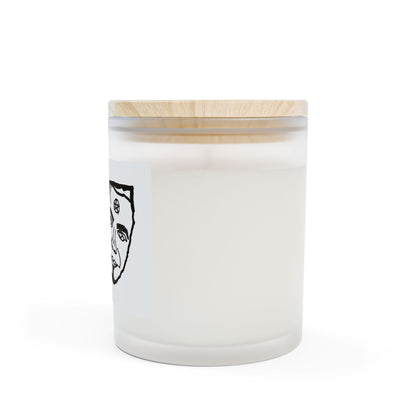 TROL Frosted Glass Candle, 11oz