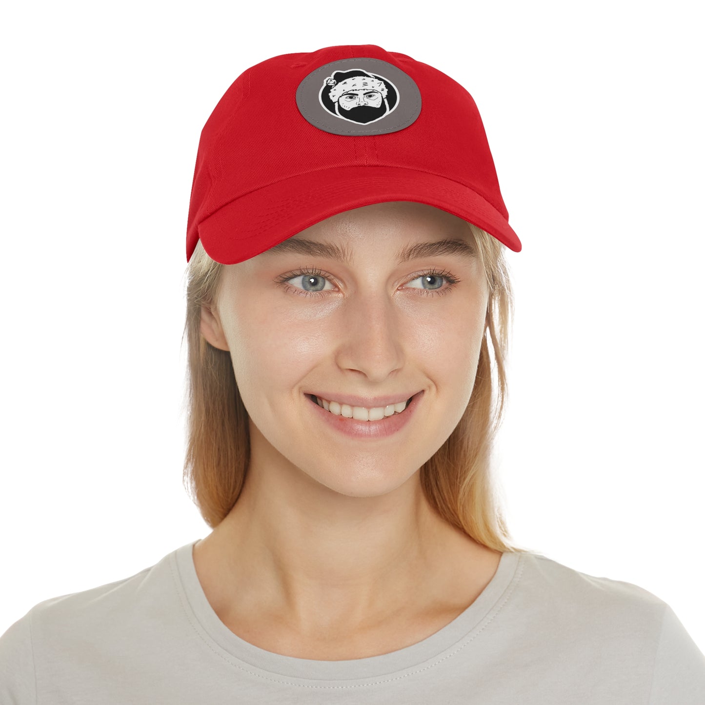 TROL Dad Hat with Leather Patch (Round)