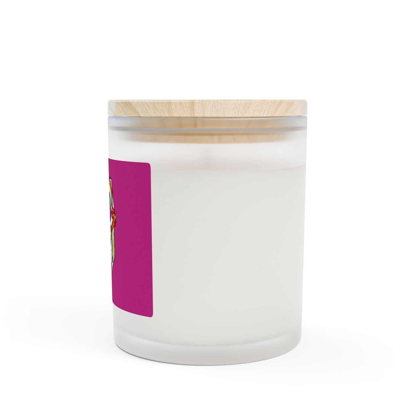 TROL Frosted Glass Candle, 11oz