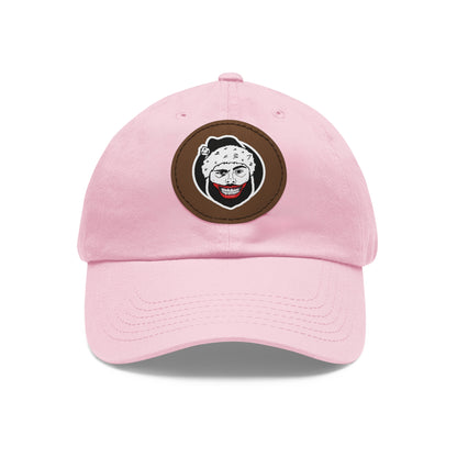 TROL Dad Hat with Leather Patch (Round)