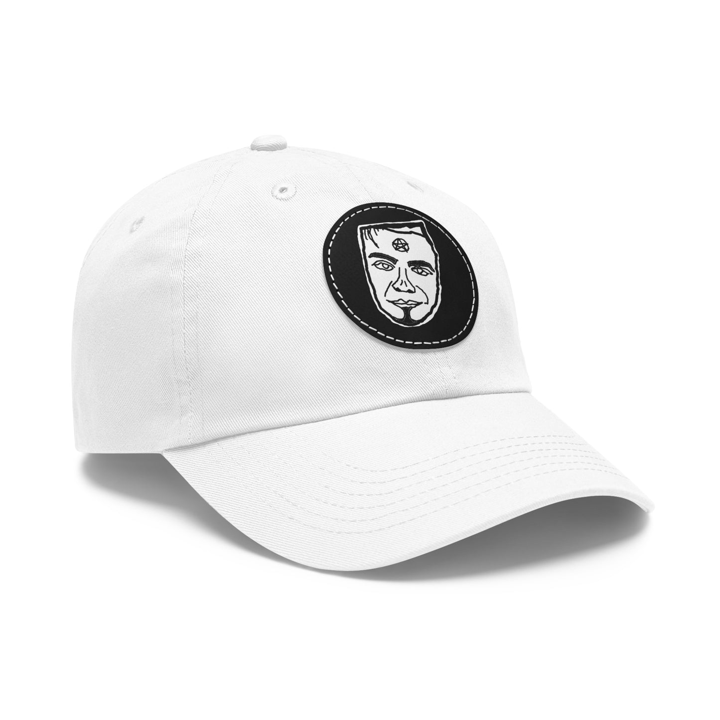 TROL Dad Hat with Leather Patch (Round)