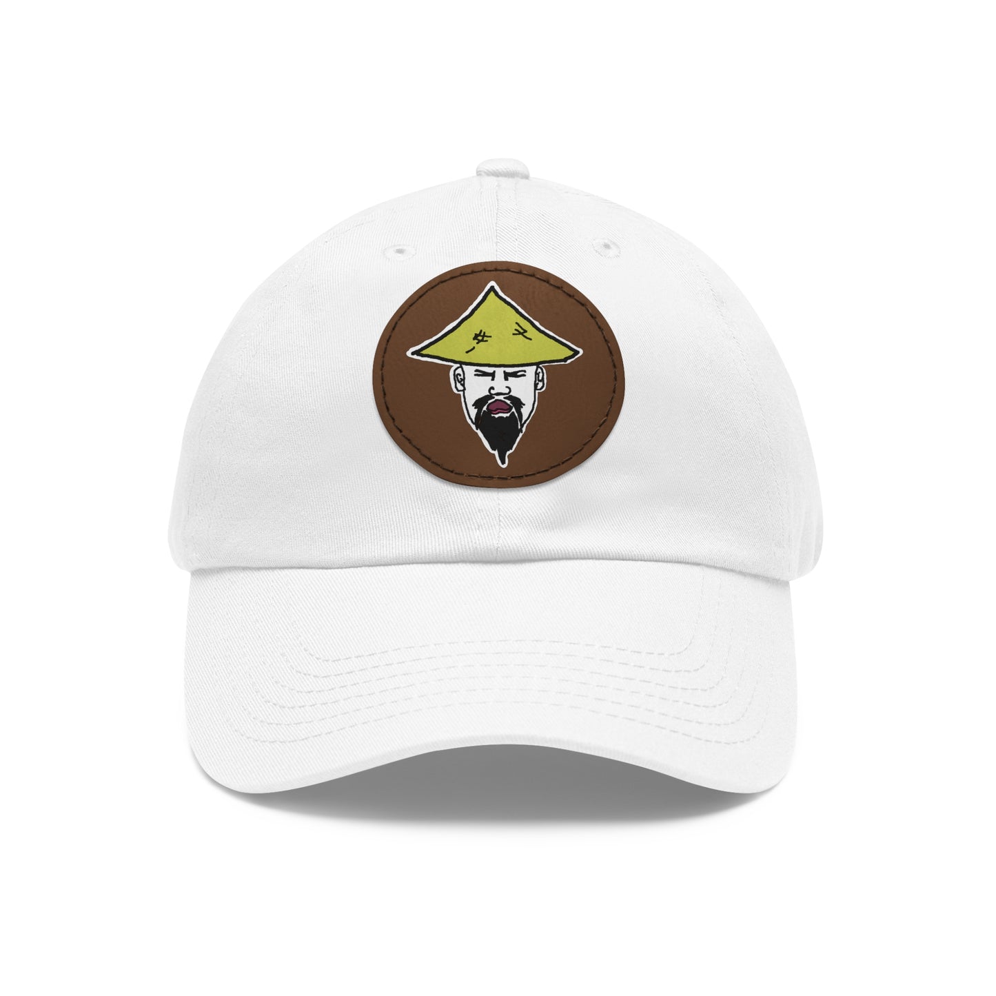 TROL Dad Hat with Leather Patch (Round)