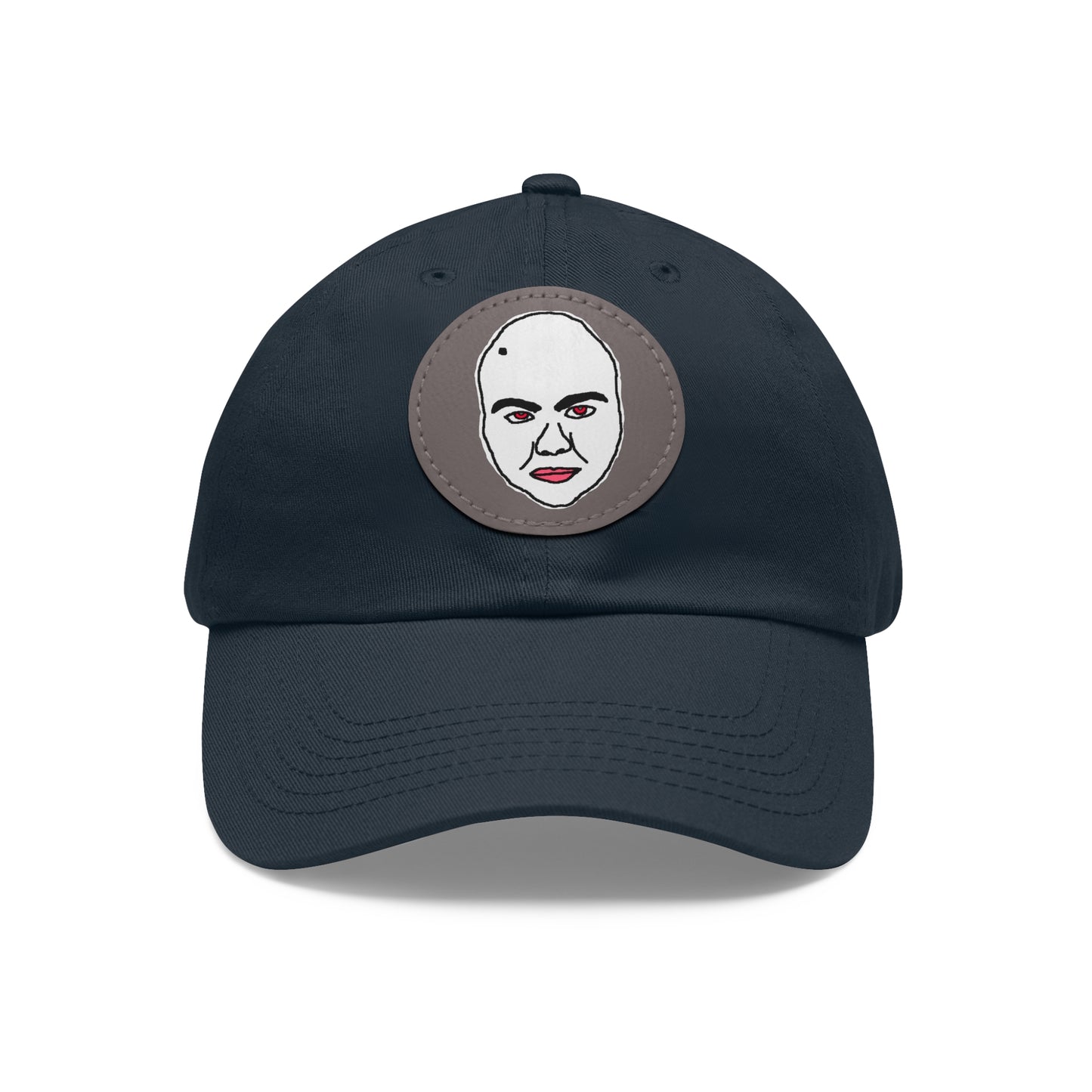 TROL Dad Hat with Leather Patch (Round)