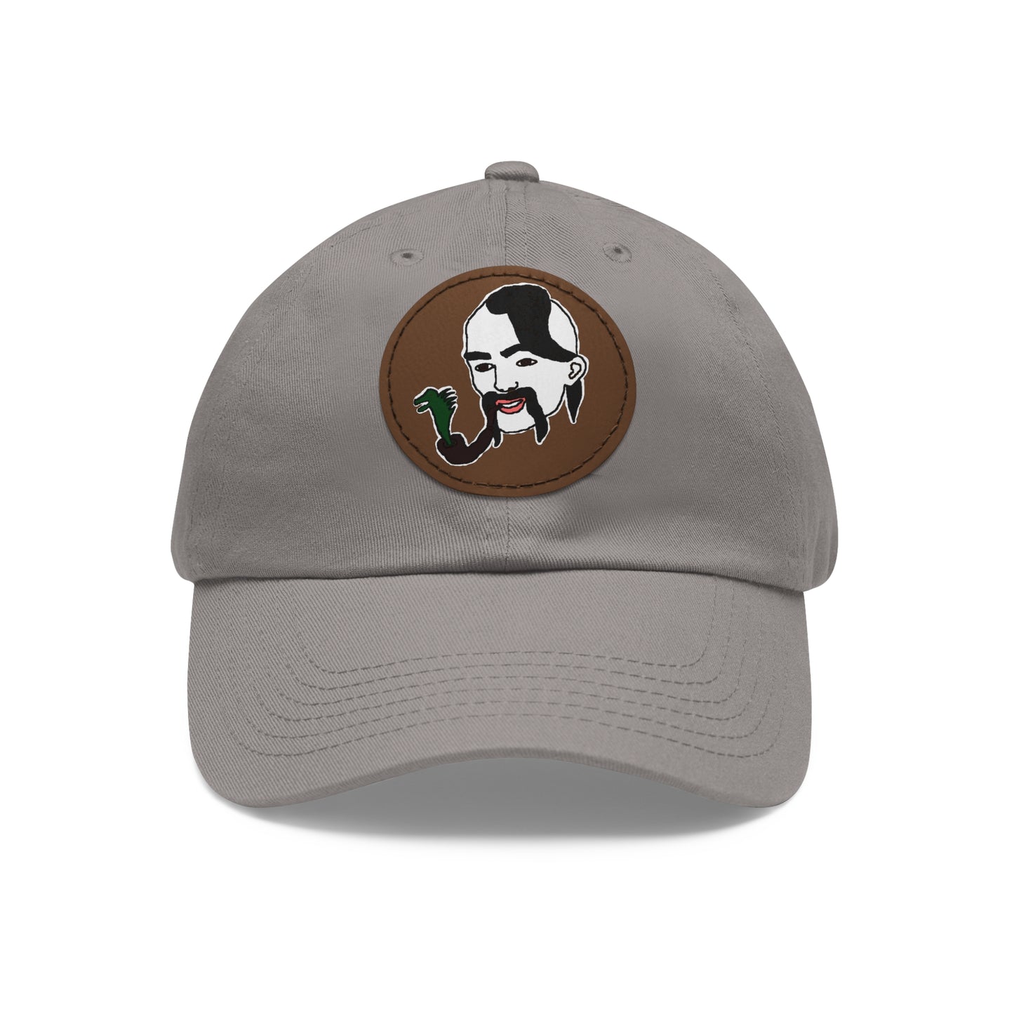 TROL Dad Hat with Leather Patch (Round)