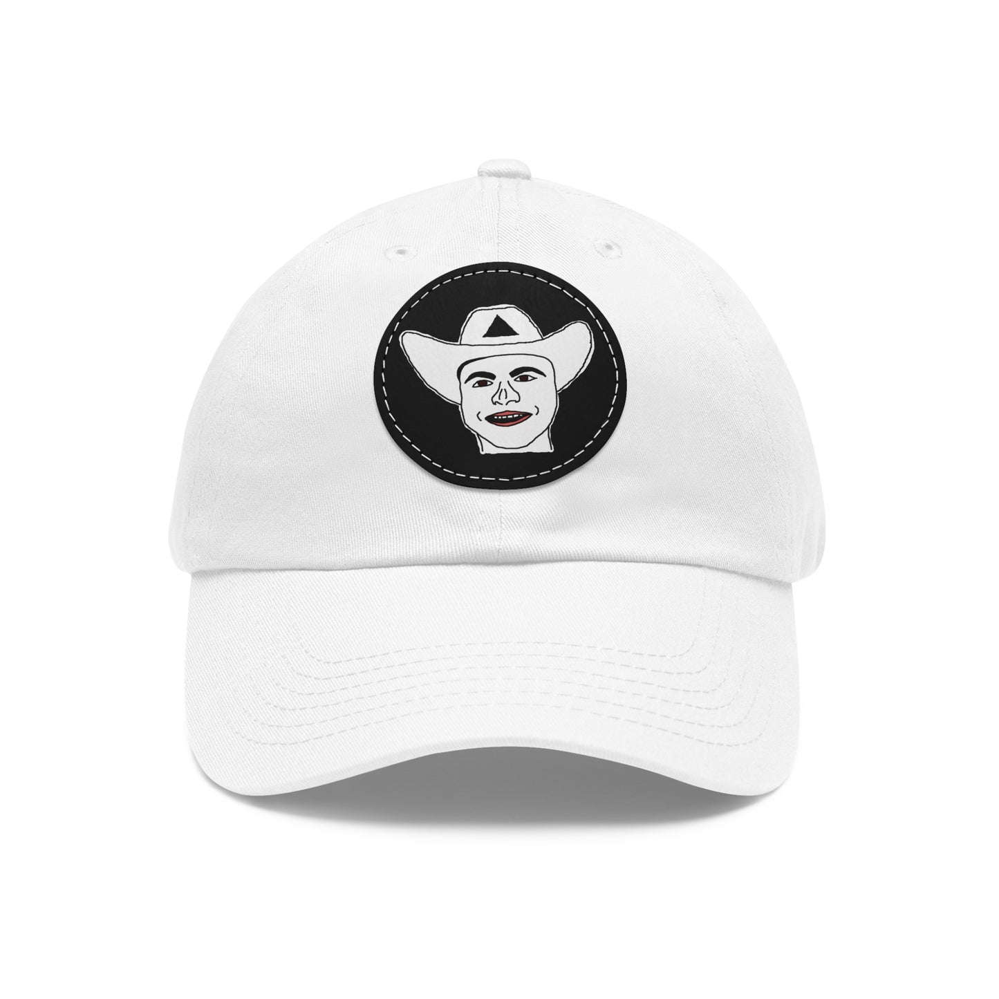 TROL Dad Hat with Leather Patch (Round)