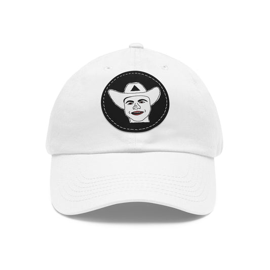 TROL Dad Hat with Leather Patch (Round)