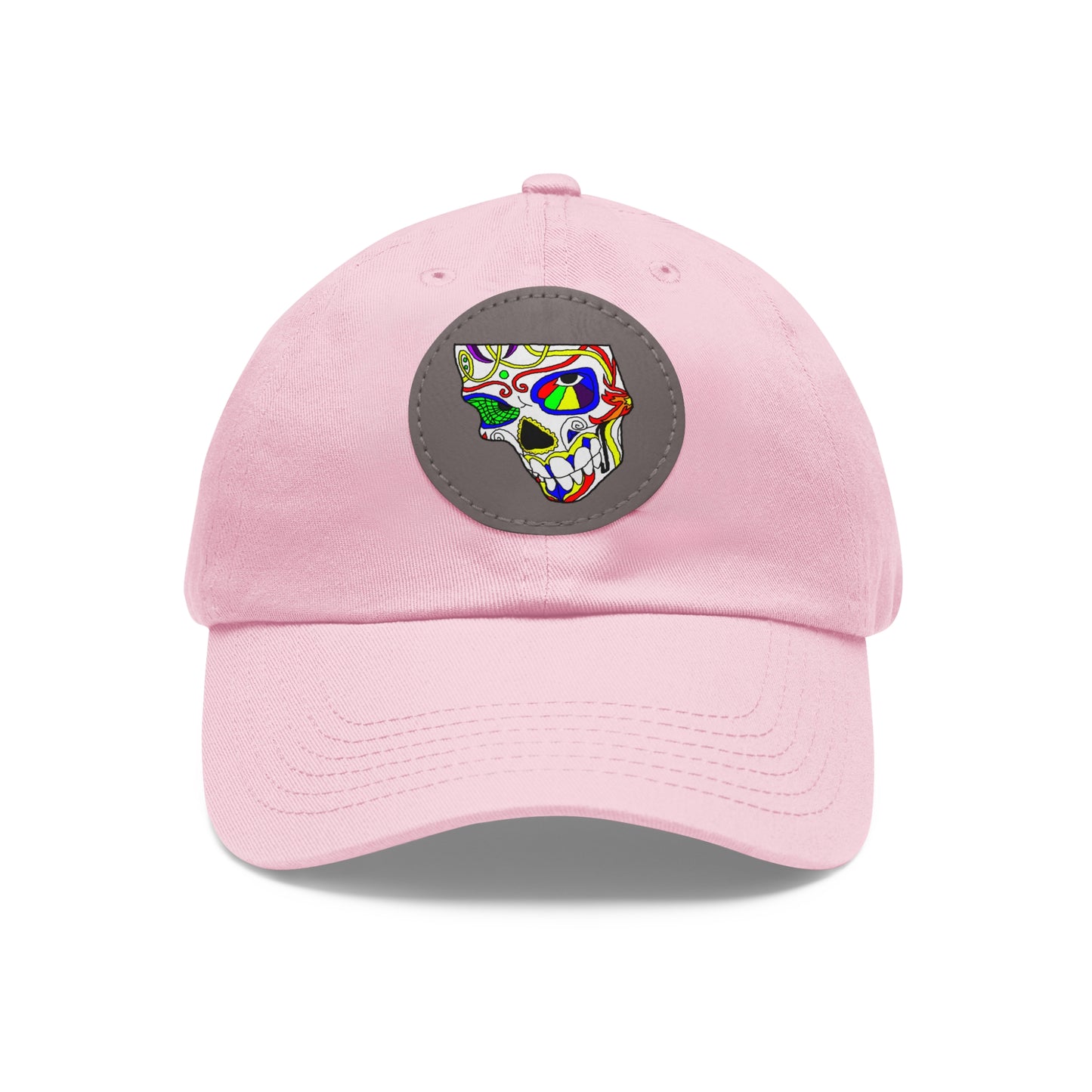 TROL Dad Hat with Leather Patch (Round)