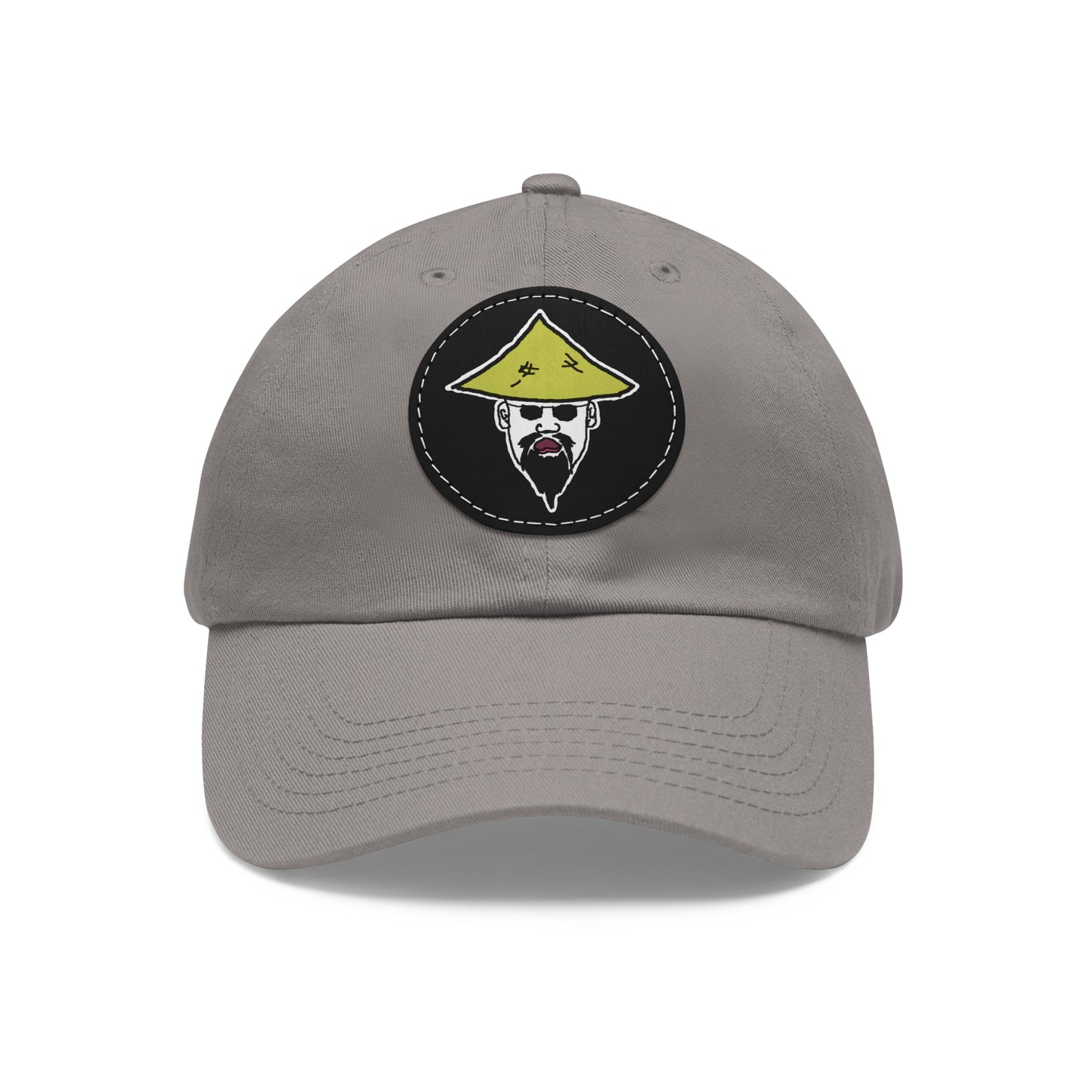 TROL Dad Hat with Leather Patch (Round)
