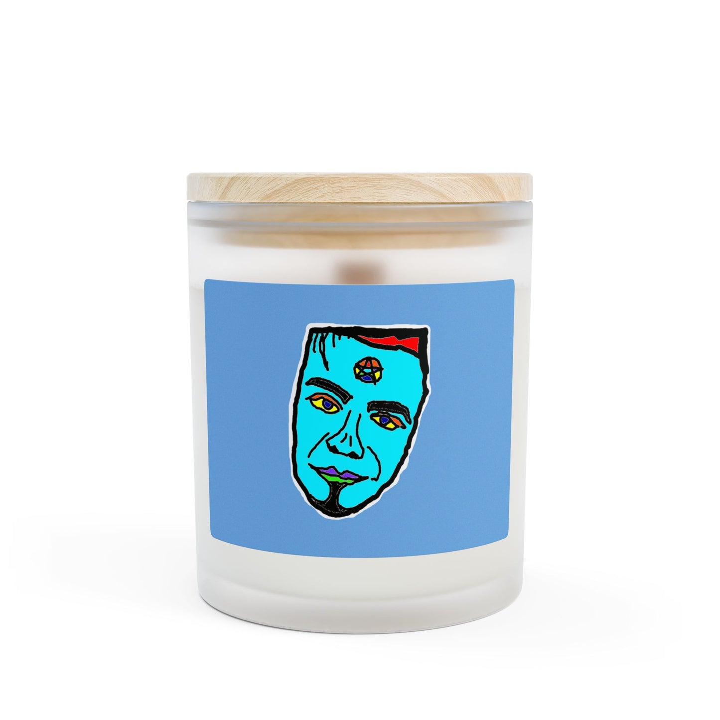 TROL Frosted Glass Candle, 11oz