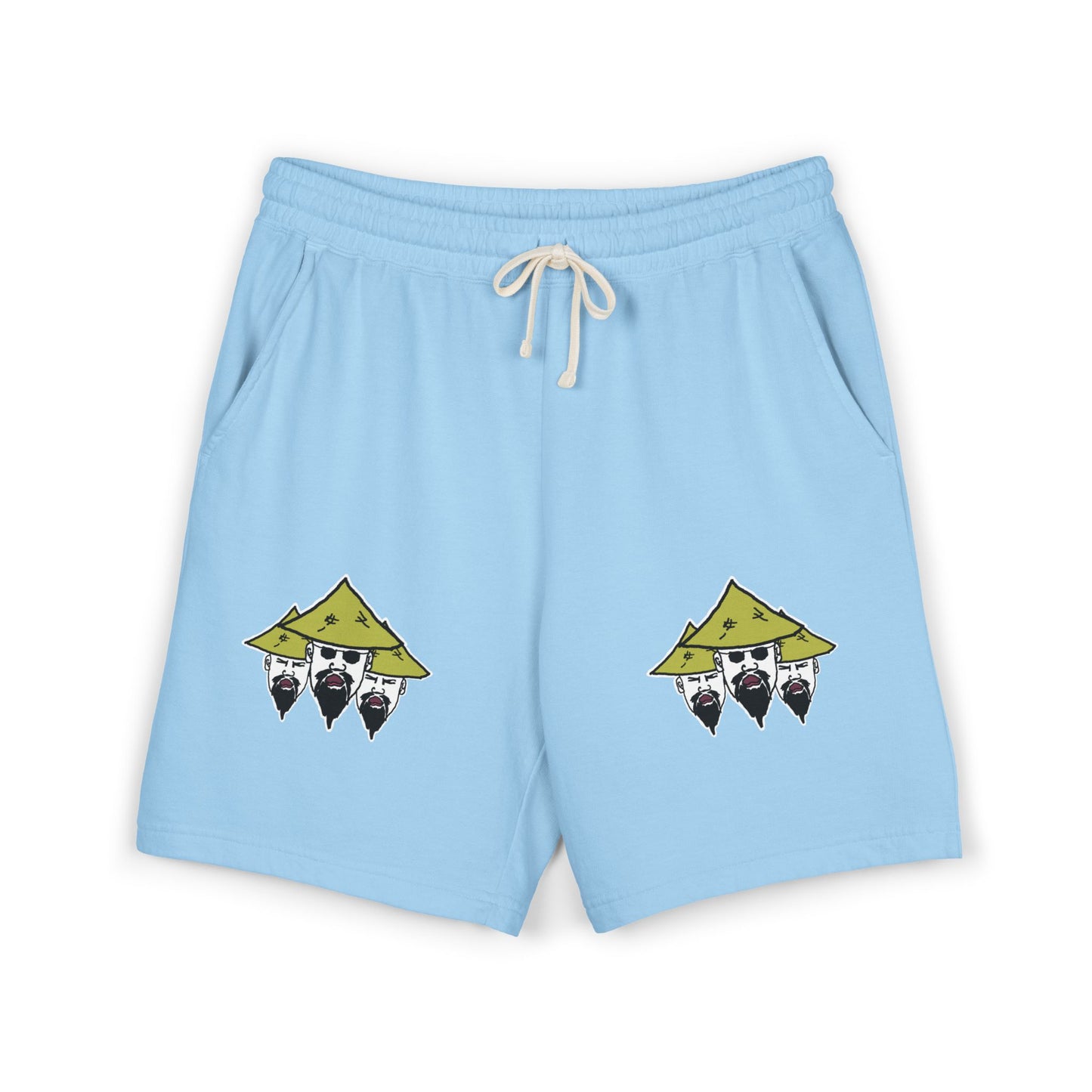TROL Unisex Garment-Dyed Lightweight Fleece Sweat Shorts
