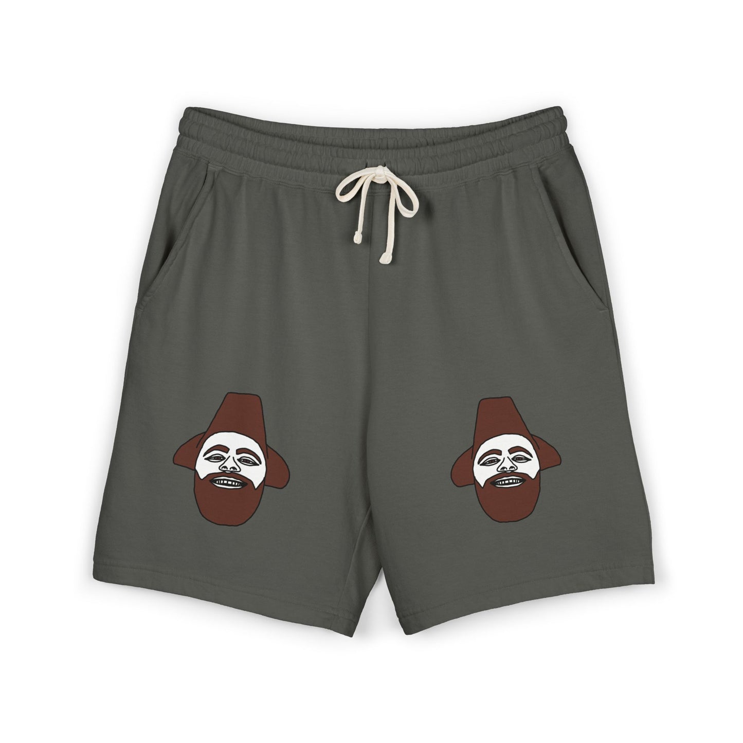 TROL Unisex Garment-Dyed Lightweight Fleece Sweat Shorts